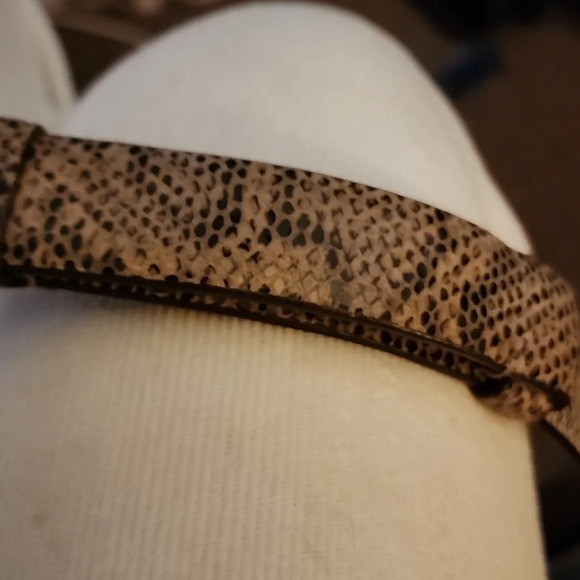 Chicos‎ Snakeskin Expandable Belt.L - Picture 14 of 16